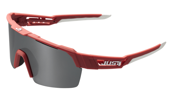 Окуляри Just1 Sniper Urban Dark Red-white With Silver Mirror Lens