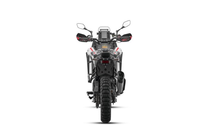 Мотоцикл QJMOTOR SRT 450 RX WHITE, BLACK RIM