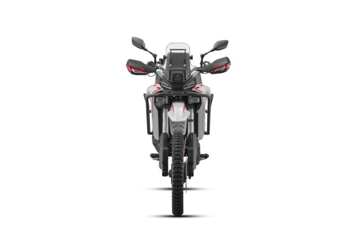 Мотоцикл QJMOTOR SRT 450 RX WHITE, BLACK RIM