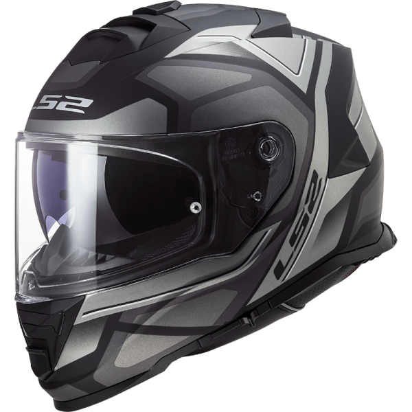 Мотошолом LS2 FF800 Storm Faster Matt Titanium