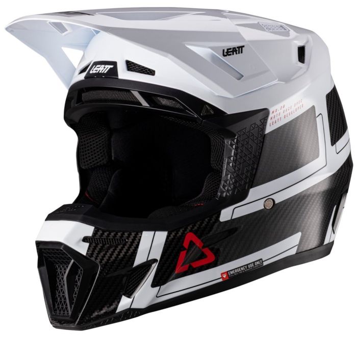 Шолом Leatt Moto 9.5 Helmet + Goggle White