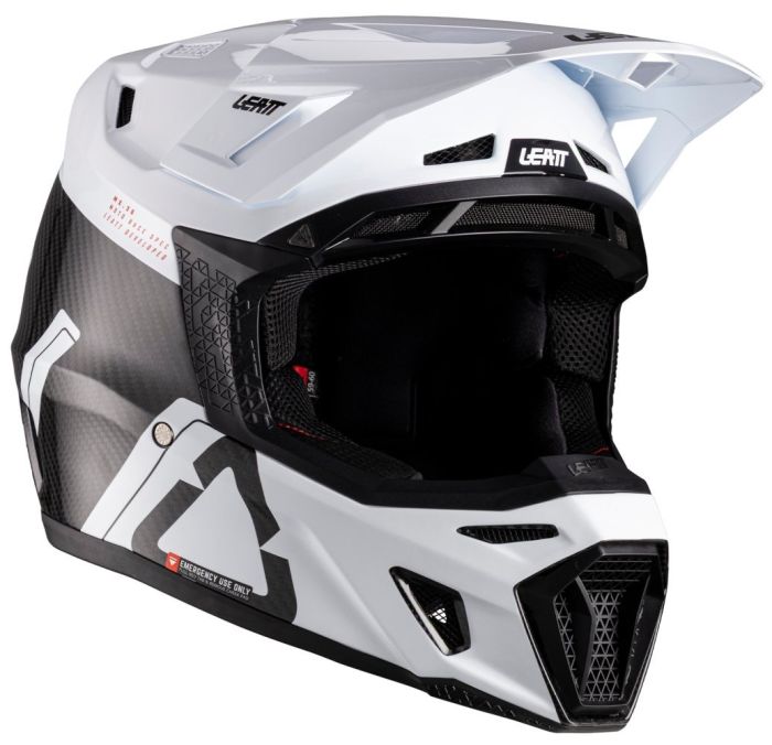Шолом Leatt Moto 9.5 Helmet + Goggle White