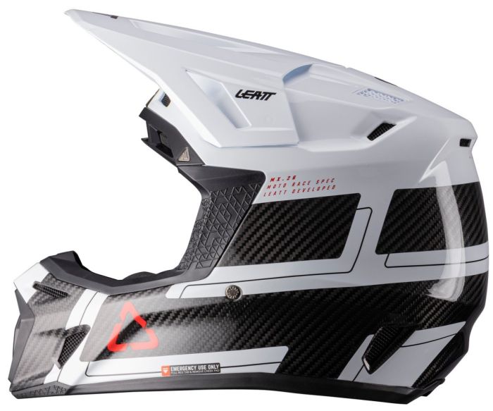 Шолом Leatt Moto 9.5 Helmet + Goggle White