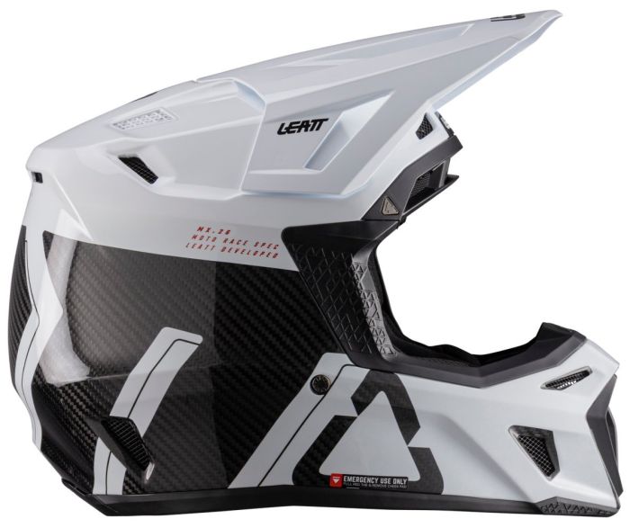 Шолом Leatt Moto 9.5 Helmet + Goggle White