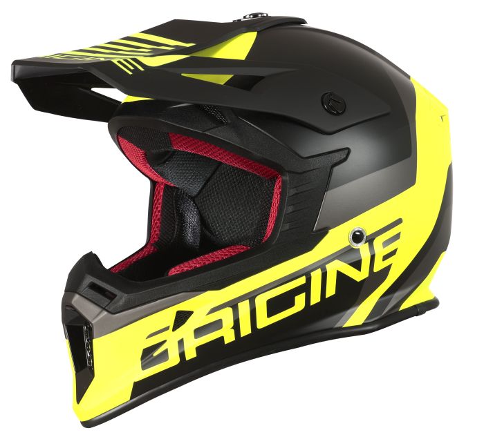 Мотошолом Origine Hero MX Black / Fluo Yellow