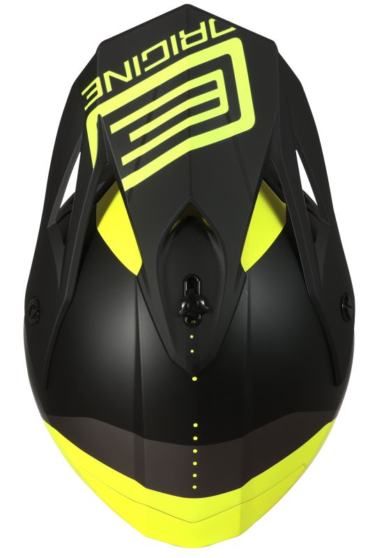 Мотошолом Origine Hero MX Black / Fluo Yellow