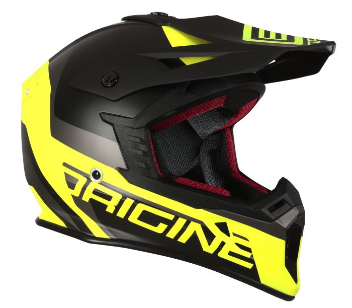 Мотошолом Origine Hero MX Black / Fluo Yellow