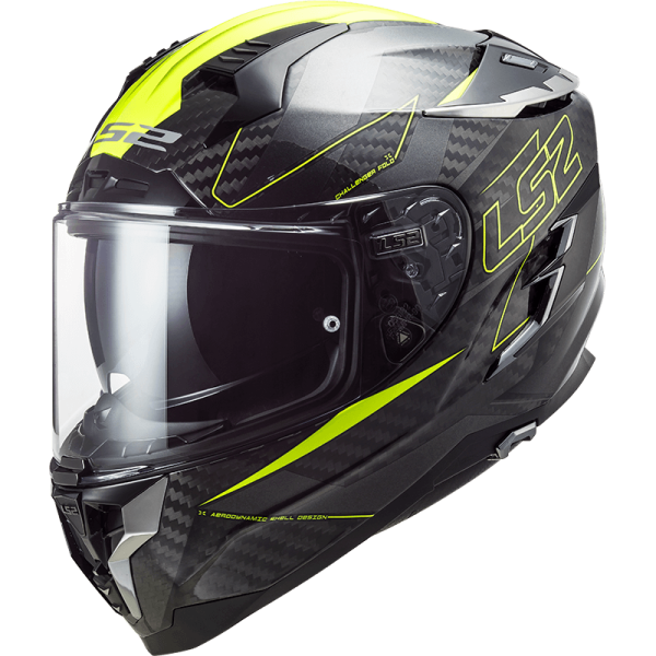 Мотошолом LS2 FF327 Challenger CT2 Fold Gloss Hi-Vis Yellow