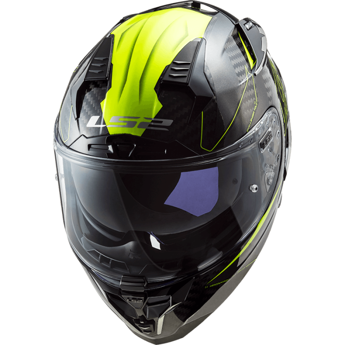 Мотошолом LS2 FF327 Challenger CT2 Fold Gloss Hi-Vis Yellow
