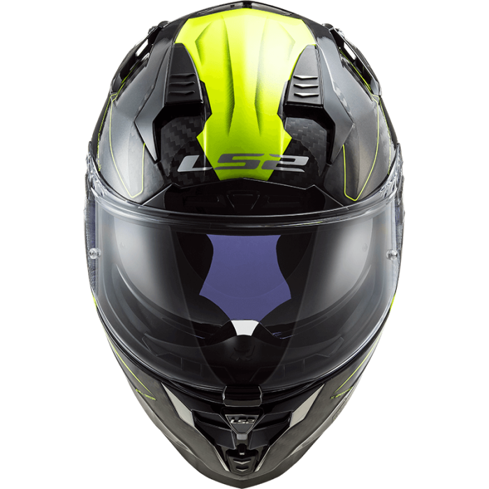 Мотошолом LS2 FF327 Challenger CT2 Fold Gloss Hi-Vis Yellow