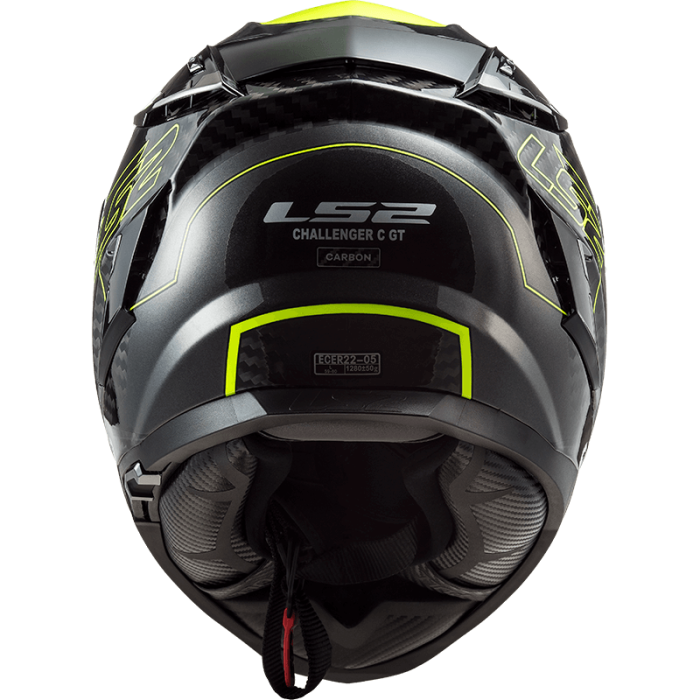 Мотошолом LS2 FF327 Challenger CT2 Fold Gloss Hi-Vis Yellow