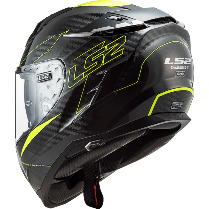 Мотошолом LS2 FF327 Challenger CT2 Fold Gloss Hi-Vis Yellow