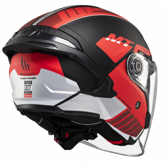Мотошолом MT Cosmo SV Cruiser B5 Matt Red