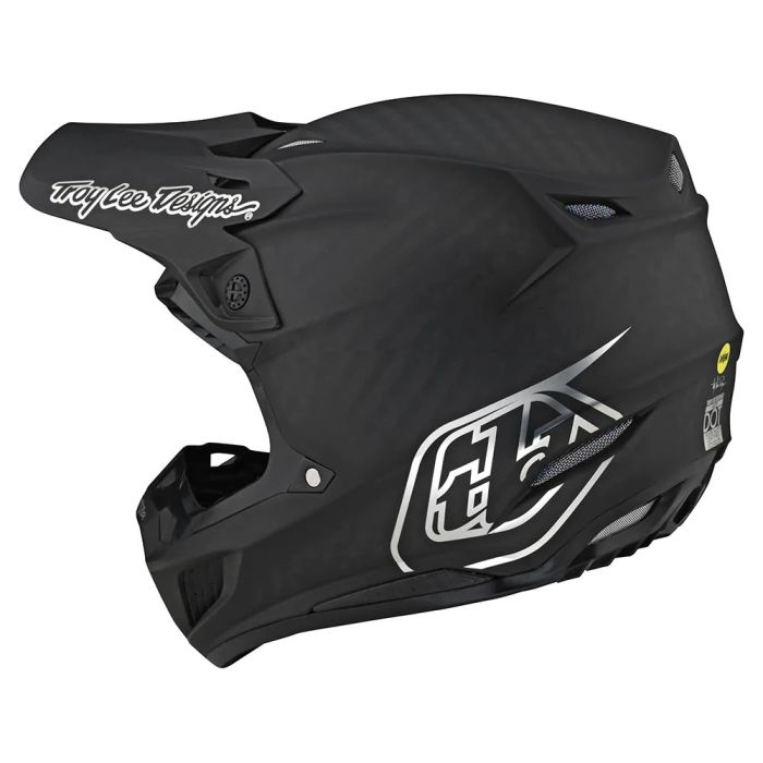 Мотошолом TLD SE5 Carbon Helmet [Stealth BLk/Chrome]