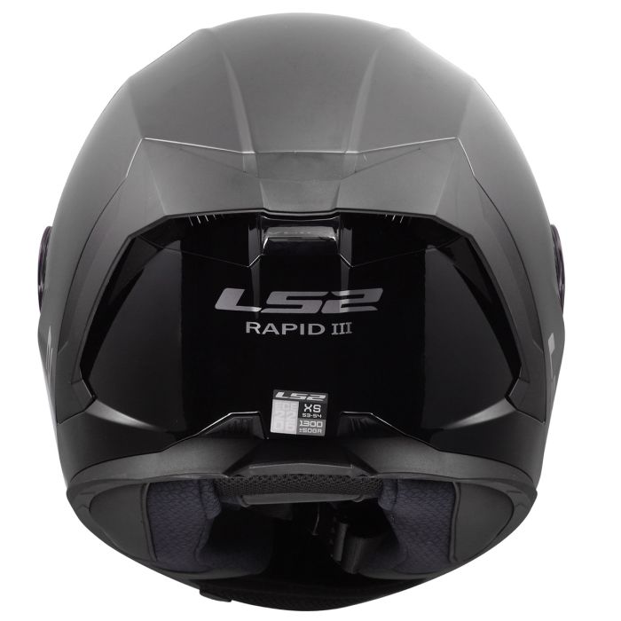 Мотошолом LS2 FF820 Rapid 3 Solid Gloss Black