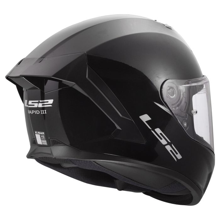 Мотошолом LS2 FF820 Rapid 3 Solid Gloss Black