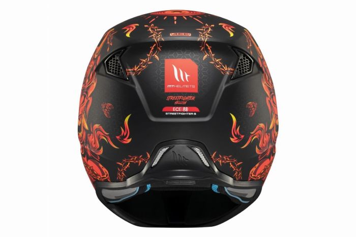 Мотошолом MT STREETFIGHTER SV Hellish B5 Matt Red