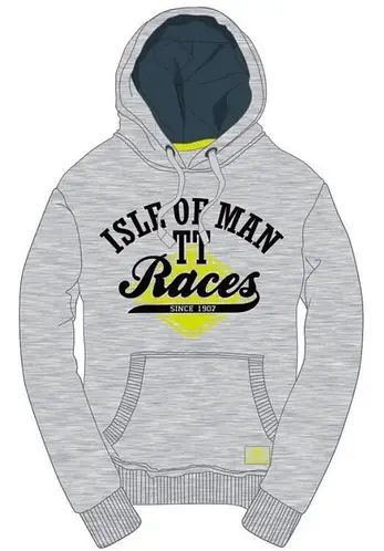 Кофта IOMTT Heather Grey Lime Diamond Hoodie