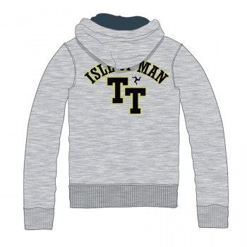 Кофта IOMTT Heather Grey Lime Diamond Hoodie