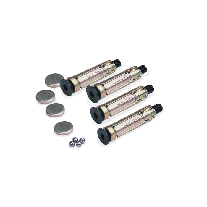 Анкера Oxford Pack of 4 Ground Plugs Bolts 6mm Ball Bearings & Caps for Gr
