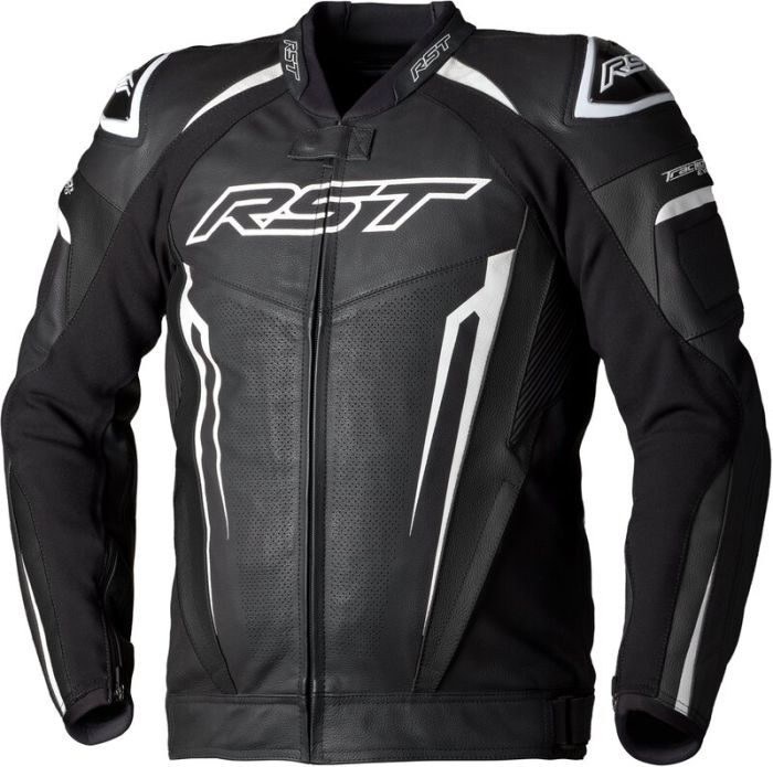 Куртка RST TracTech Evo 5 Leather Jacket Men - Black/White/Black