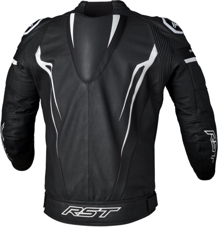Куртка RST TracTech Evo 5 Leather Jacket Men - Black/White/Black