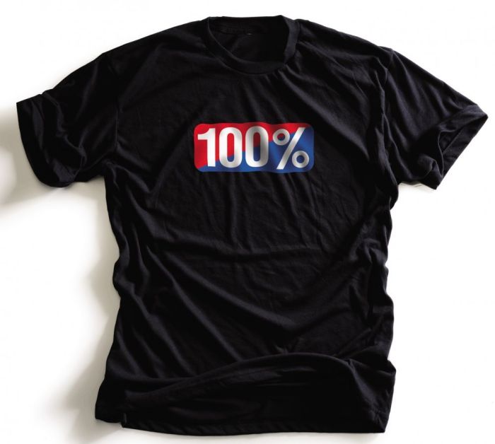 Футболка Ride 100% OLD SCHOOL TEE Black