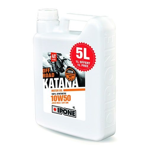 Моторна олива IPONE OFF Road Katana 10W50 (4+1л)