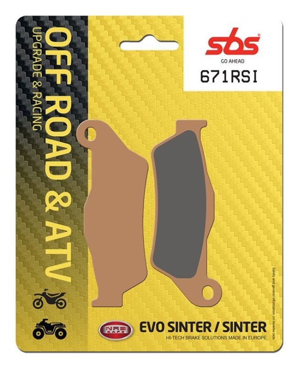 Гальмівні Колодки SBS Racing Brake Pads,  Evo Sinter/sinter