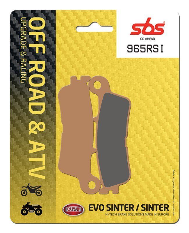 Гальмівні Колодки SBS Racing Brake Pads,  Evo Sinter/sinter