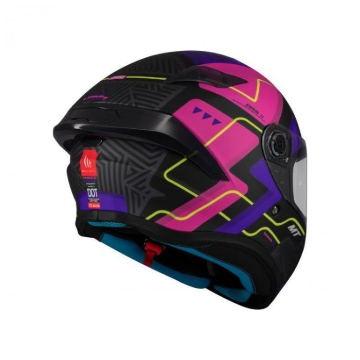 Мотошолом MT Targo S BRIK C8 Pink Matt