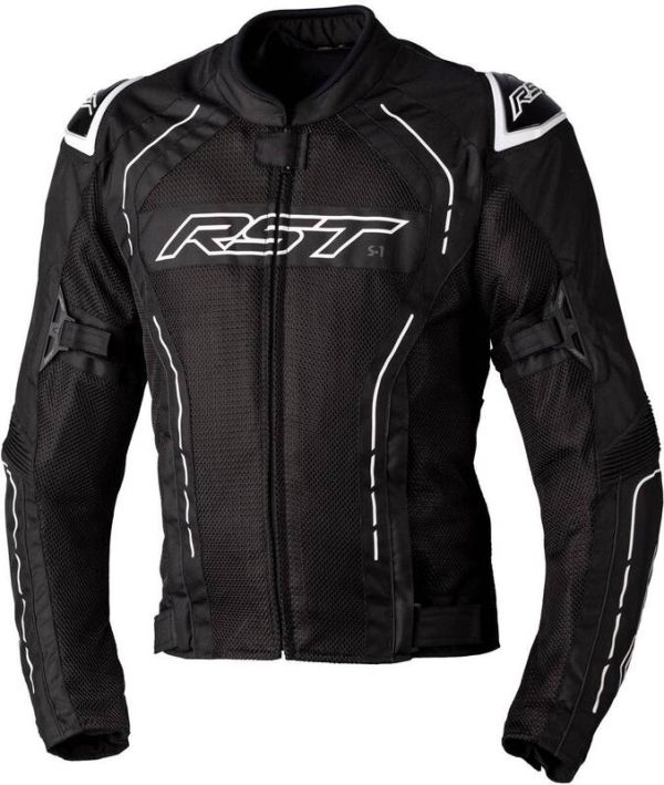 Мото куртка RST S1 Mesh CE Textile Jacket - Black/White