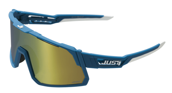 Окуляри Just1 Sniper Blue/white With Gold Mirror Lens