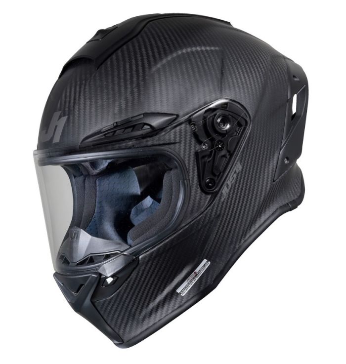 Мотошолом JUST1 J-GPR Solid Carbon Matt