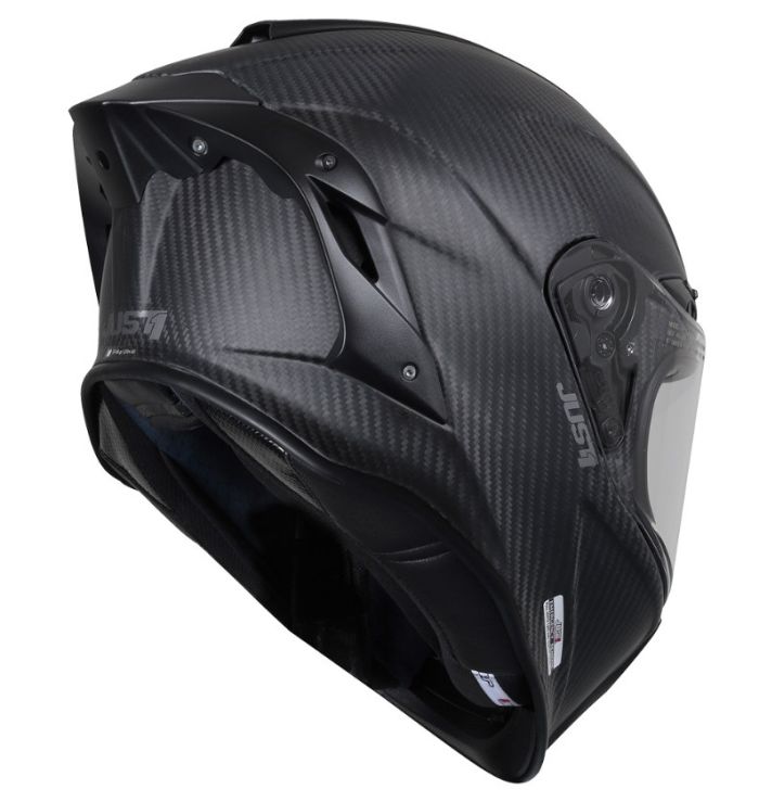 Мотошолом JUST1 J-GPR Solid Carbon Matt