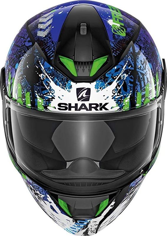 Мотошолом Shark Skwal 2 Switch Rider 2 Black/Blue/Green