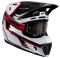Шолом Leatt Moto 7.5 Helmet + Goggle White/red