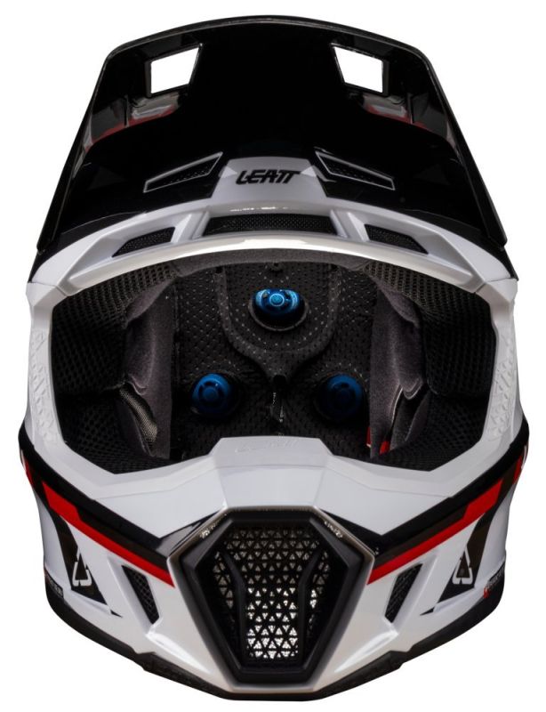 Шолом Leatt Moto 7.5 Helmet + Goggle White/red