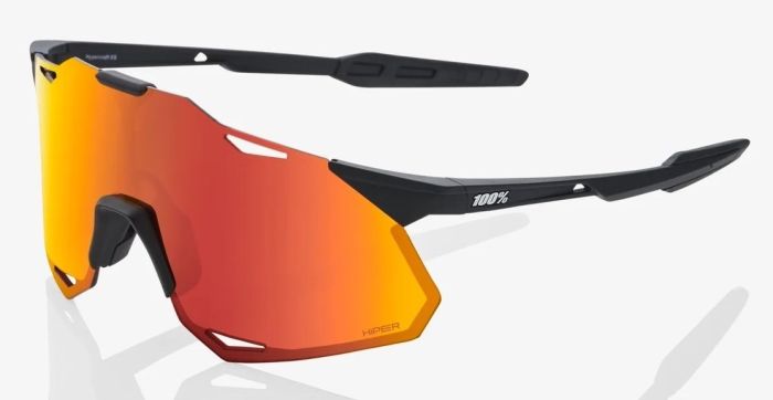 Окуляри Ride 100% Hypercraft Xs - Soft Tact Black - Hiper Red Multilayer Mirror Lens