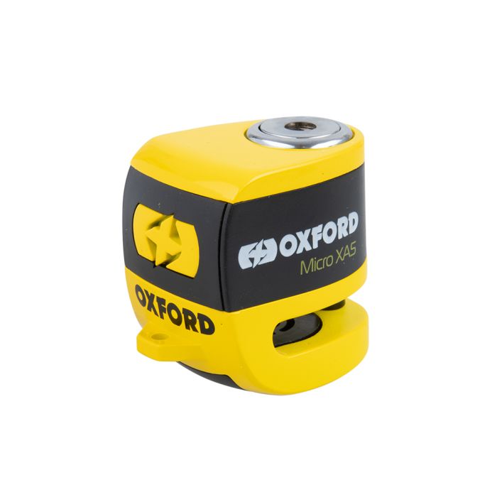 Замок Oxford Micro XA5 Alarm Disc Lock Yellow/Black