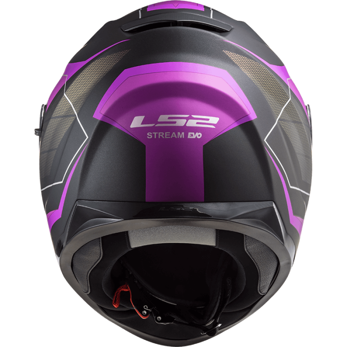 Мотошолом LS2 FF320 Stream Evo Mercury Matt Titanium Purple