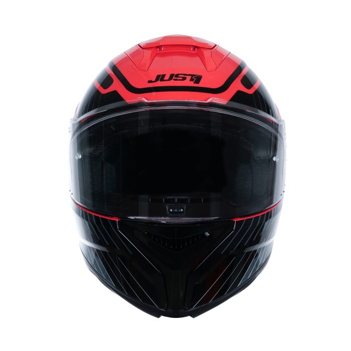 Мотошолом Just1 J-STR Tactical Silver Red Gloss