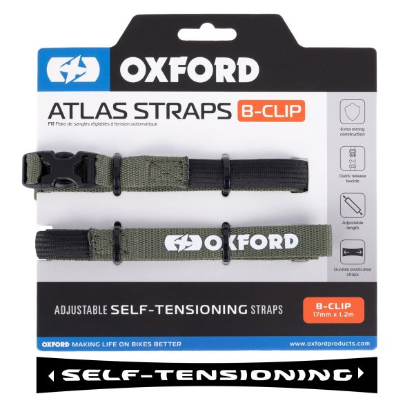 Ремені Oxford Atlas B-Clip 17mm x 1.2M Lichen (Pair)