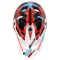 Мотошолом LS2 MX700 Subverter Evo Stomp White Blue Red
