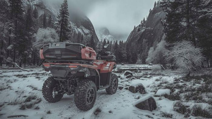 Кофр Tesseract для квадроциклів CFMoto 450L / 520L (для моделей з 2023 року з пластиковим багажником