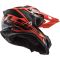 Мотошолом LS2 MX700 Subverter Evo Stomp Fluo Orange Black