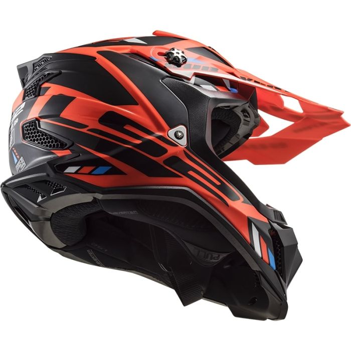 Мотошолом LS2 MX700 Subverter Evo Stomp Fluo Orange Black