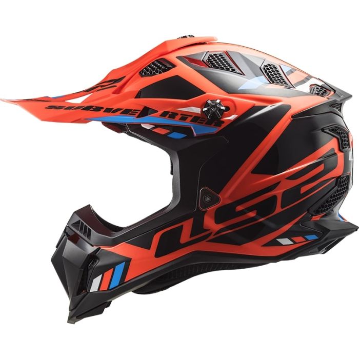 Мотошолом LS2 MX700 Subverter Evo Stomp Fluo Orange Black