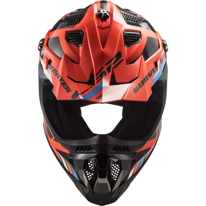 Мотошолом LS2 MX700 Subverter Evo Stomp Fluo Orange Black