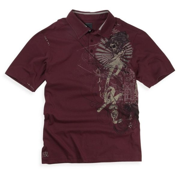 Футболка Поло Fox Inked Polo Pomegranate